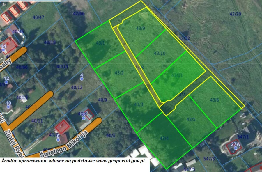 sławieński, Postomino, Rusinowo, Działka na sprzedaż