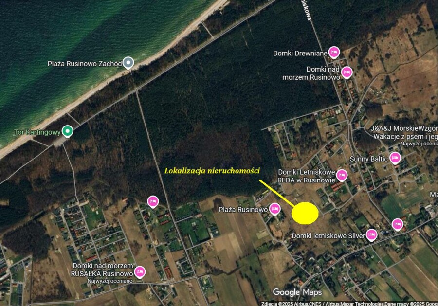 sławieński, Postomino, Rusinowo, Działka na sprzedaż